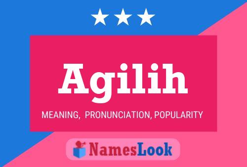 Agilih Name Poster