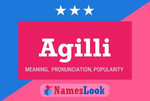 Agilli Name Poster