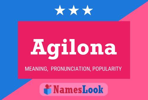 Agilona Name Poster