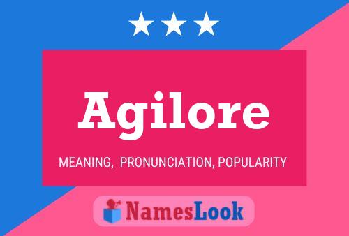 Agilore Name Poster