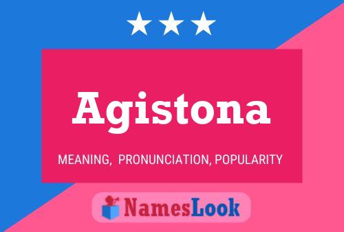 Agistona Name Poster