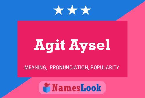 Agit Aysel Name Poster