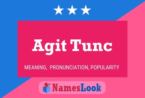 Agit Tunc Name Poster