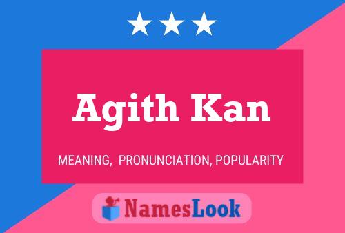 Agith Kan Name Poster