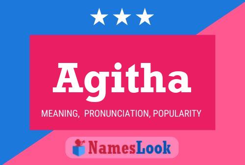 Agitha Name Poster