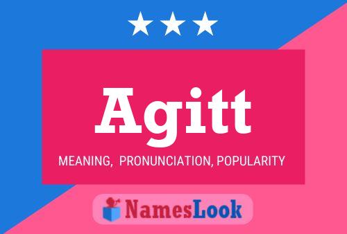 Agitt Name Poster