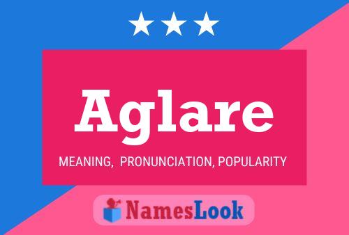 Aglare Name Poster