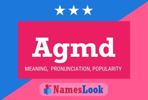 Agmd Name Poster