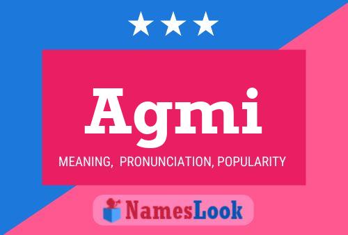 Agmi Name Poster