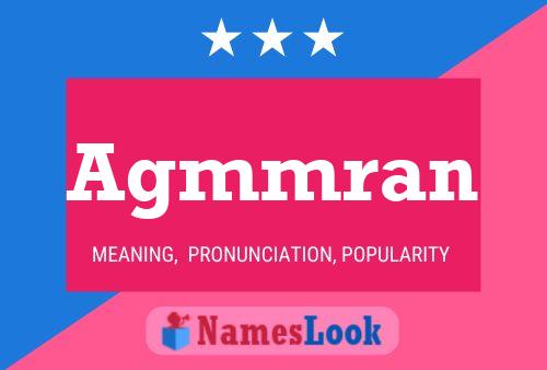 Agmmran Name Poster