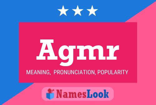 Agmr Name Poster