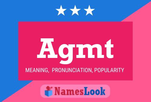 Agmt Name Poster