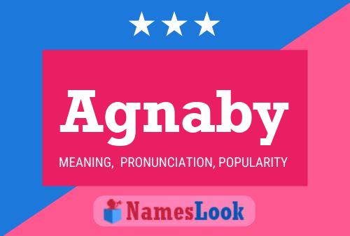 Agnaby Name Poster