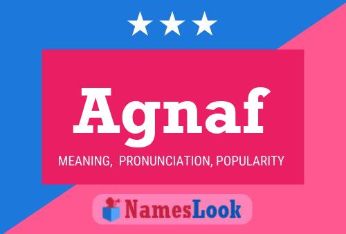 Agnaf Name Poster