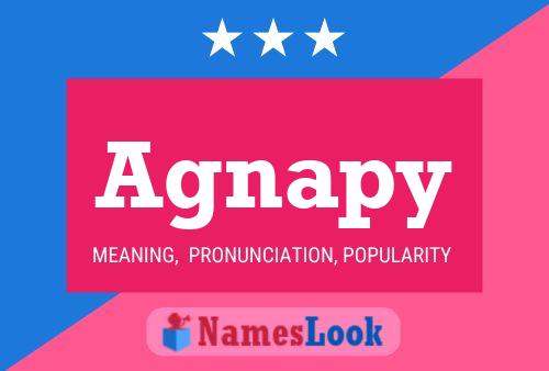 Agnapy Name Poster