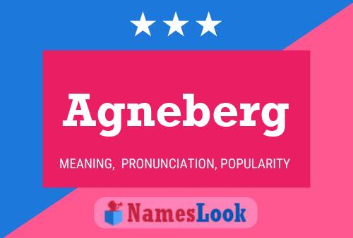 Agneberg Name Poster