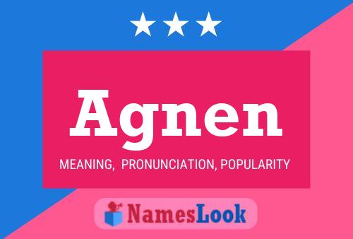 Agnen Name Poster