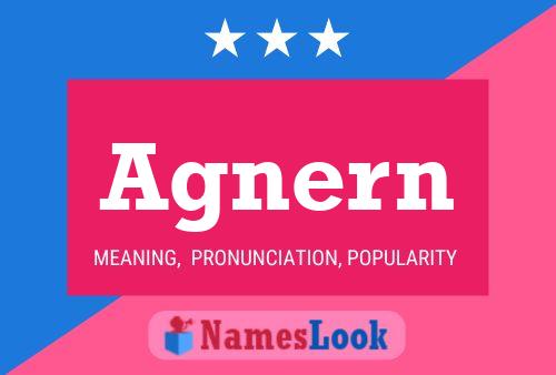 Agnern Name Poster