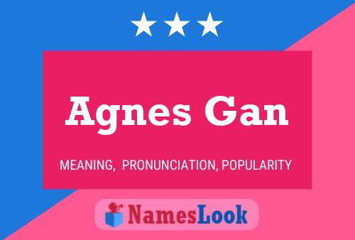 Agnes Gan Name Poster