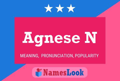 Agnese N Name Poster