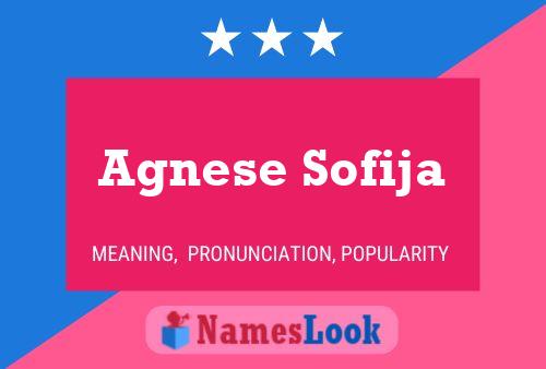 Agnese Sofija Name Poster