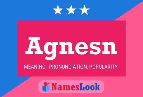 Agnesn Name Poster