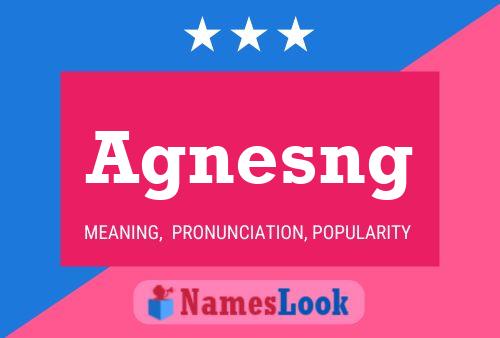 Agnesng Name Poster