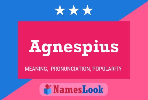 Agnespius Name Poster