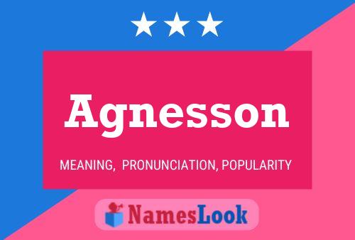 Agnesson Name Poster