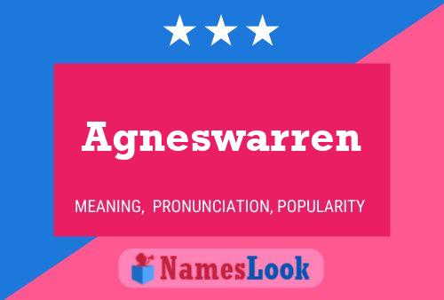 Agneswarren Name Poster