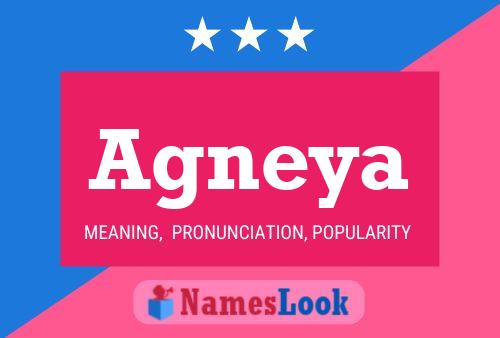 Agneya Name Poster