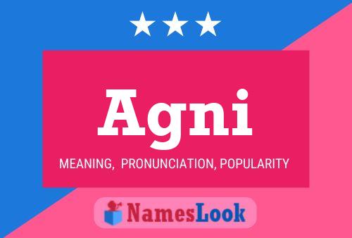 Agni Name Poster