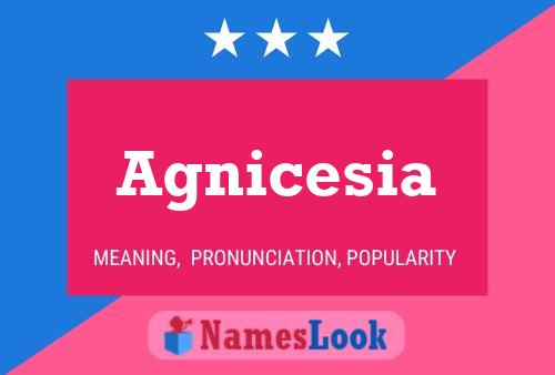 Agnicesia Name Poster