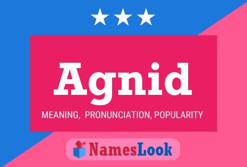 Agnid Name Poster