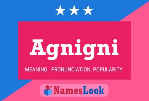 Agnigni Name Poster