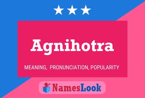 Agnihotra Name Poster