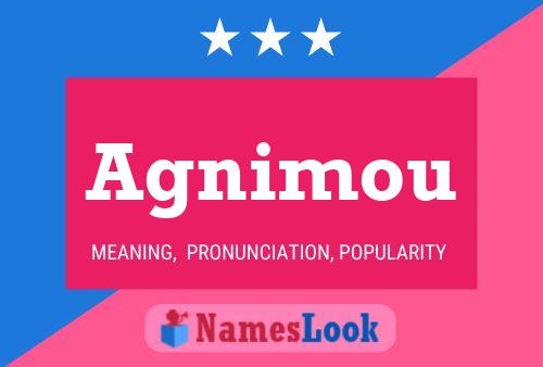 Agnimou Name Poster