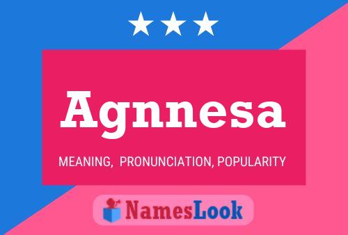 Agnnesa Name Poster