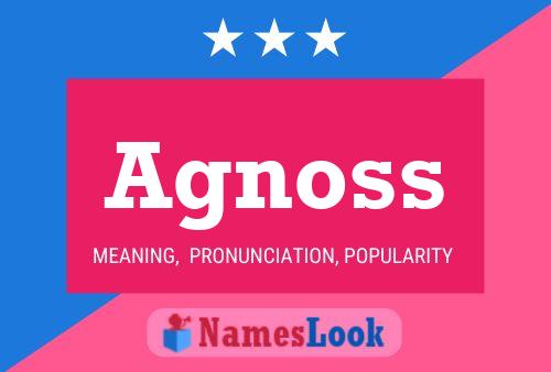 Agnoss Name Poster