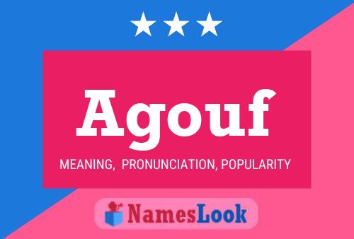 Agouf Name Poster