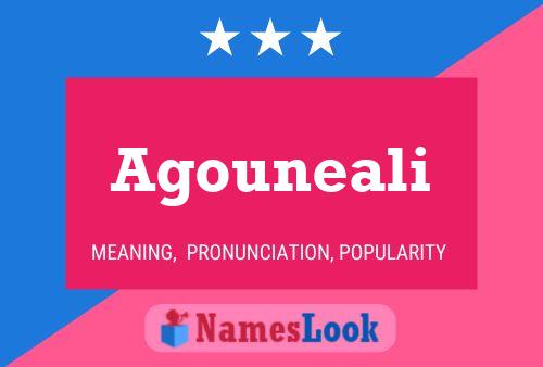 Agouneali Name Poster