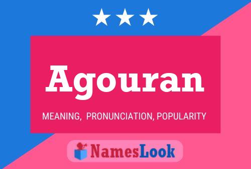 Agouran Name Poster