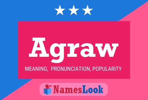 Agraw Name Poster