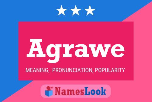 Agrawe Name Poster