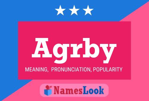 Agrby Name Poster