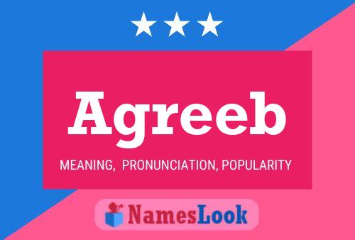 Agreeb Name Poster