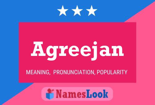 Agreejan Name Poster