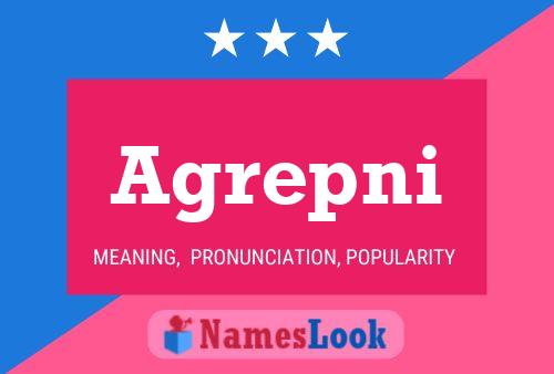 Agrepni Name Poster