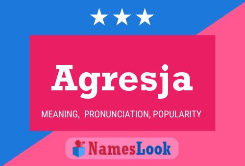 Agresja Name Poster