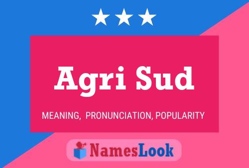 Agri Sud Name Poster